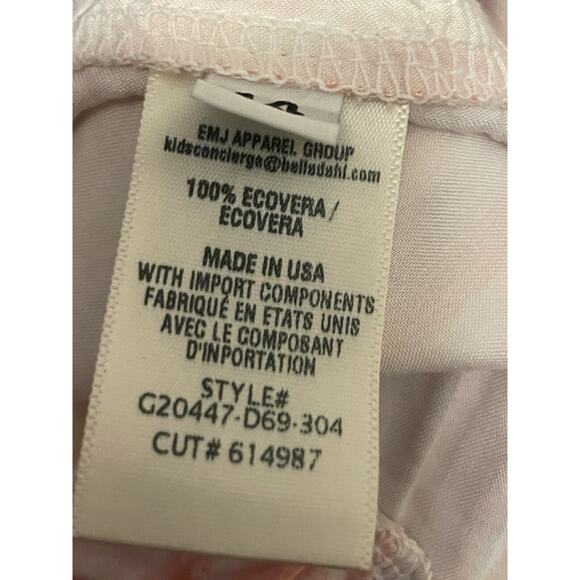 Bella Dahl Striped Satin Tank Top Blouse Girls Size 14 Ruffle‎ Pink Purple Flowy - Picture 5 of 5